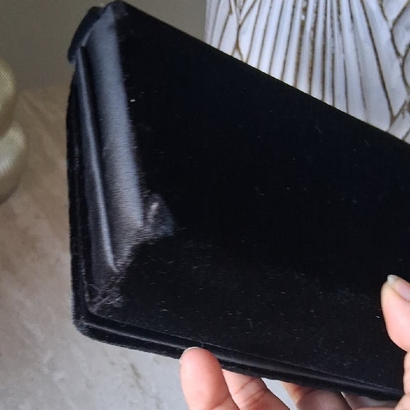Lauren Ralph Lauren Black Velvet Clutch - Picture 6 of 9